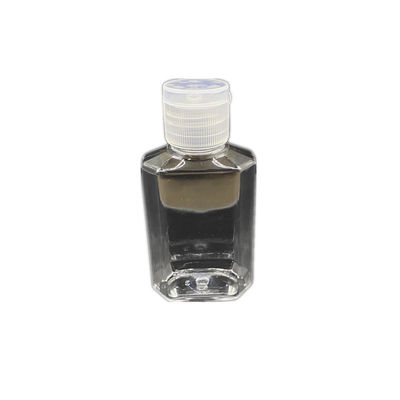 Capacidad octagonal transparente 60ml Flip Cap de la botella