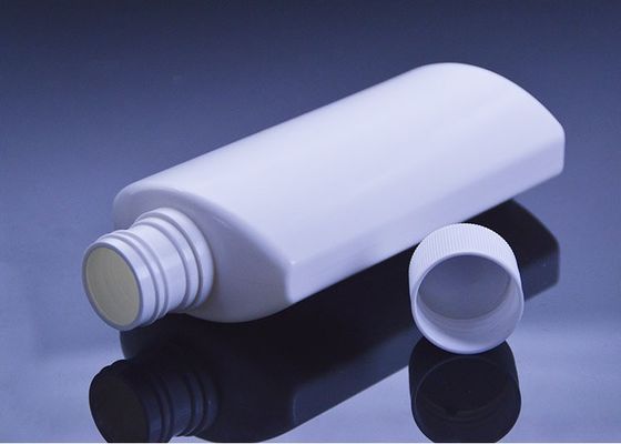Botella blanca de sellado caliente del enjuague del HDPE 250ml