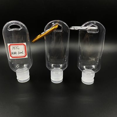 Botella al revés portátil del ODM de 50 ml Flip Top Plastic